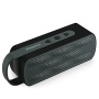 EasyAcc® Music Waves Bluetooth 4.0 Speaker with Super Bass and Microphone, up to 15 Hours Playtime - Black