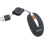 Micro Innovations Optical Travel Mouse with Pouch Illuminated Wheel/retractable Cable