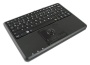 Perixx PERIBOARD-709 PLUS, Clavier sans fil trackball - Freebox Revolution Compatible - Super mini - 2.4G - 14mm Trackball - AZERTY