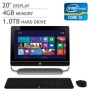 HP Envy Touchsmart 20xt All-in-one Desktop, Intel Core i3-3220 3.3GHz, Blu-ray player