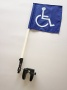 Handicap Golf Cart Flag with Mount