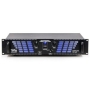 PA-Verstärker McTaatoo 'NightLine Pro 400bl' 2x 200W, 19'/2HE, schwarz mit LED Backlight, Front-AUX