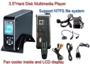 TeckNet OT105 3.5" Hard Disk Drive Media Player / Data Storage With LCD Displayer - Black