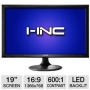 I-Inc IL195ABB 19" Class Widescreen LED Backlit Monitor - 1366 x 768, 16:9, 600:1 Native, 5ms, VGA, Energy Star  IL195ABB