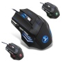 VicTsing 3200 DPI 7 Buttons LED Optical USB Wired Professional Gaming Mouse Game Mice 1000(Red Light)/1600(Green Light)/2400(Blue Light)/3200(White Li