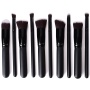 10PCS Pro trucco Brushs set di pennelli cosmetici Make up spazzole di miscela Concealer ombretto per sopracciglia Fondazione ombra polvere Cosmetica T