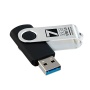 7dayshop Memory - High Speed USB 3.0 Flash Drive - Black Capless Swivel - 32GB - Up to 30MB/s Write
