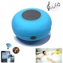 Pixnor BTS-06 Mini Waterproof Hands-free Bluetooth Speaker with MIC Suction Cup for iPhone /iPad /Cellphones (Blue)