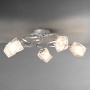 John Lewis Nembus Semi-flush Ceiling Light, Chrome, 5 Arm
