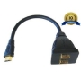 High Tech Computing - HDMI Splitter Professional Quality 1 INPUT to 2 OUTPUT / Male to 2 x Female / 1080p / v1.3 / Video / Audio / 15"