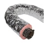 4 in x 25 ft Insulated Flexible Duct R6 Silver Jacket