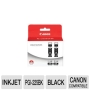 Canon PGI-225 Black Twin Pack Value Pack for PIXMA MG5120, MG5220, iP4820 Printers