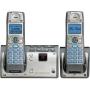 GE DECT 6.0 Advanced Silver Cordless Phone with Goog-411, CID, ITAD, and 2 Handsets (28223EE2)