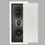 New Dual Woofer In Wall Surround Sound HD Home Theater Round Glass Fiber Center Channel Speaker TSLCR5