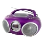 LECTEUR RADIO CD MP3 USB VIOLET