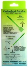Visible Dust 1.5x / 1.6x Green Series Swabs for use with Sensor Clean, VDust Formula and Smear Away, Pack of 12.