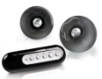 Coby MP20016-1G MP3 Player with 1 GB Flash Memory and Stereo Speaker System - Black