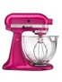 KitchenAid Artisan Design Series Raspberry Ice 5 Quart Stand Mixer with Glass