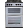 New World G55TT Gas Cooker - Silver