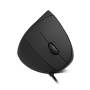 Anker® 2.4G Wireless Vertical Ergonomic Optical Mouse, USB, 800 / 1200 / 1600DPI, 5 Buttons - Black