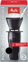 Melitta Coffee Maker, Single Cup Pour-Over Brewer with Travel Mug, Black (Pack of 2)