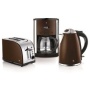 WMF TERRA Frühstücksserie Toaster, Kaffeemaschine, Wasserkocher Braun-Edelstahl