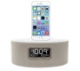 iHome iDL46 Lightning Dock Clock Radio and USB Charge/Play for iPad/iPod and iPhone 5/5S and 6/6Plus iPad Air /iPad Mini (White)