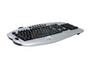 Anyware EZ-7000SB Silver &amp; Black PS/2 Standard Smart Office Keyboard - Retail
