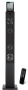 Craig 2.1 Channel Tower Speaker System with Bluetooth and Digital FM Radio, Black