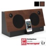 Base Dock Auna para iPhone-iPod - diseño madera, 600W