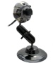 Kinobo B3 USB Webcam 6.0 Megapixels with Metal Stand for Xp/Vista/Windows 7/Skype + Mic & LED lights