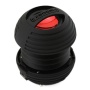 XBOOM Mini Portable Capsule Speaker with Rechargeable Battery and Enhanced Bass+ Resonator - Black