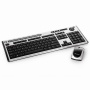 Verbatim Wireless Slim Keyboard and Mouse with Volume Wheel