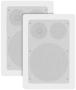 AudioSource IW8S In-Wall Speakers, White (Pair) (Discontinued by Manufacturer)
