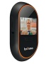 Brinno Motion Activated PeepHole Camera Spioncino Digitale per Porte con Foto/Videocamera e Monitor Interno da 3.0", Nero/Arancio