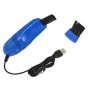 Mini Turbo USB Hoover/Vacuum Cleaner for Laptop PC Computer Keyboard Dust -Blue