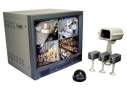 Samsung CCTV 21 Color Quad Monitor w/4 Security Cameras