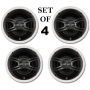 Yamaha In-Ceiling 3-Way 100 watts Natural Sound Custom Easy-to-install Speakers (Set of 4) with Dual Tweeters & 6-1/2" Woofer for 1 Large Room or Seve