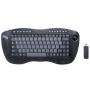 DSI 2.4GHz Wireless Keyboard with Optical trackball, Black, FK-760