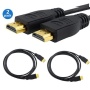 Insten 2-Pack 10' High Speed HDMI Cable with Ethernet (version 1.4)