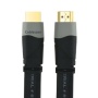 Premium 1m / 1 metres Flat High Speed HDMI Cable with Ethernet (1.4 / 1.4a, 3D Ready and Ethernet)