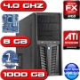 QUAD CORE AMD BULLDOZER 3.6GHZ 1TB HDD 8GB DDR3 RAM HDMI, DVI, VGA USB 3.0, HOME DESKTOP COMPUTER PC