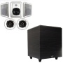 Acoustic Audio HT-55 In-Wall/Ceiling 5.1 Home Theater Speakers and 15 Powered Sub HT-55-RW15