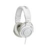 Audio Technica ATHM50 Pro Dj Headphones - White Coiled Cable