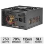 Ultra LSP750 750-Watt Power Supply - ATX, SATA-Ready, SLI-Ready, 135mm Fan, Lifetime Warranty w/ Registration