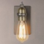 John Lewis Bistro Bulb Wall Light, Antique Brass