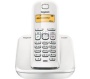 Siemens Gigaset SIAS200B - Teléfono inalámbrico, 10 melodías de timbre, capacidad guía telefónica 60, color blanco