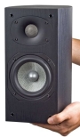 Athena LS-100B Bookshelf Speakers, Pair (Black Ash)