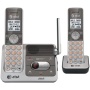 AT&T CL82201 DECT 6.0 Cordless Phone, Silver/Grey, 2 Handsets