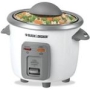 Black & Decker RC3203 3-Cup Rice Cooker, White